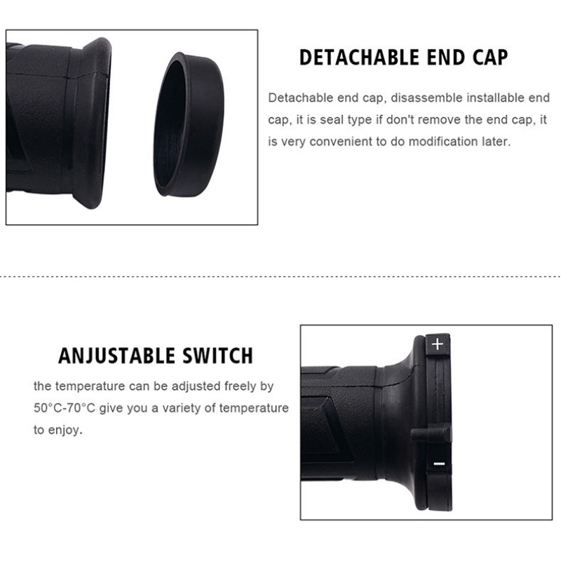 22mm Motorcycle Hand Heated Gr - Handlebar Grip Heated 评论和价格