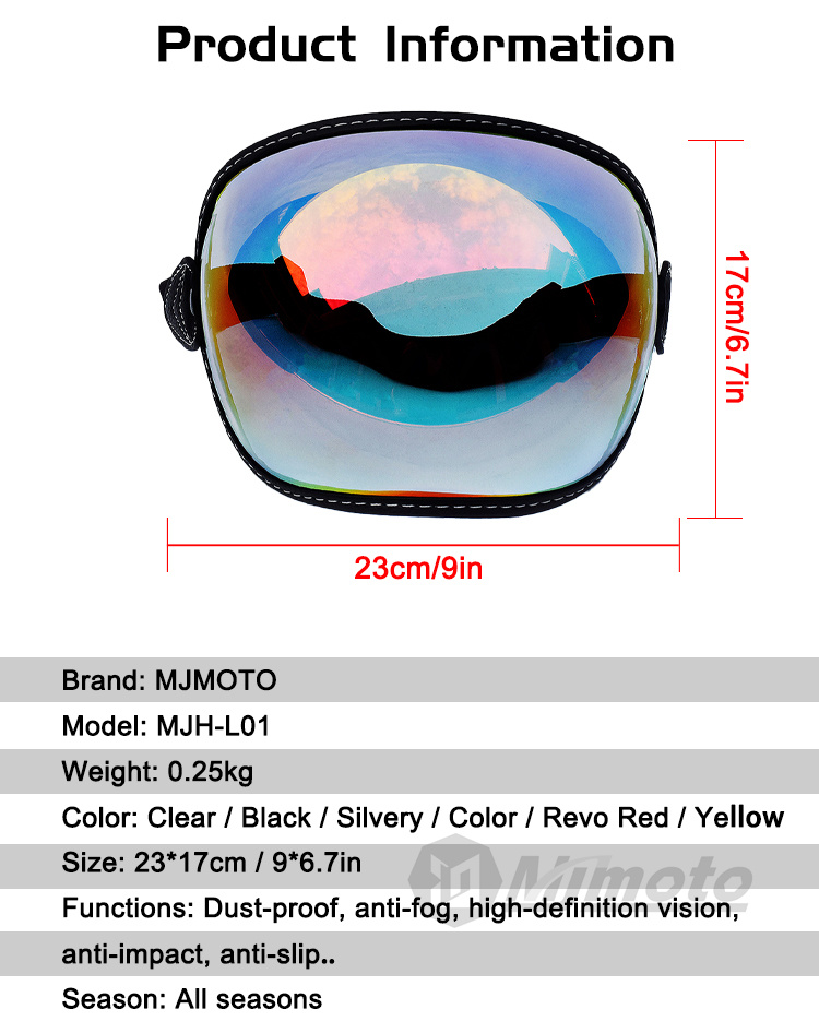 Retro Motorcycle Goggles Full  - Motorcycle Gear For Woman 评论和价格